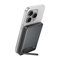 Iniu Batterie externe MagSafe sans fil magnétique 10000mAh 2 ports USB-C Noir Powerbank sans fil Magnétique MagPro Slim 10000mAh 2 ports USB-C Noir Iniu