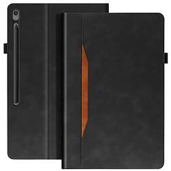Avizar Étui pour Samsung Tab S10 FE Plus Clapet Portefeuille Support Vidéo Noir pas cher