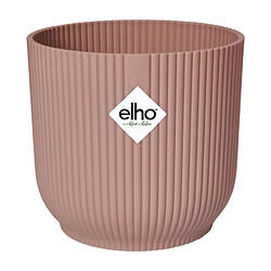 ELHO Pot De Fleurs Rond VIBES - Plastique - Ø22 - Rose poudré