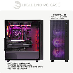 Avis Sedatech PC Gamer ATX • AMD Ryzen 7 9700X • RTX5060Ti • 32Go DDR5 • 2To SSD M.2 • Windows 11
