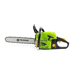 Feldmann Tronçonneuse thermique - FIELDMANN - 56,5cc - Guide 40 cm - Maintenance facile