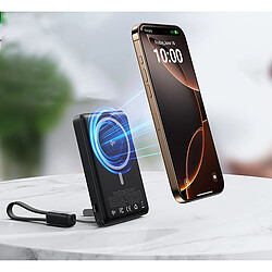 Avis Iniu Batterie externe MagSafe sans fil magnétique 10000mAh 2 ports USB-C Noir