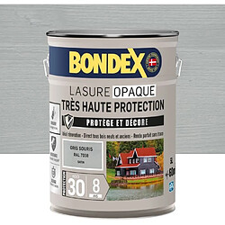 Lasure opaque Tres haute protection - Gris souris RAL 7038 satin - BONDEX - 5 L Lasure opaque Très haute protection - Gris souris RAL 7038 satin - BONDEX - 5 L