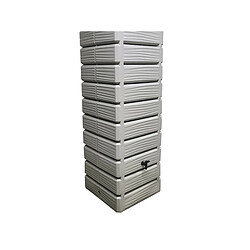 Récupérateur d'eau de pluie Dune 700 L + Kit raccord chéneau - BelliJardin