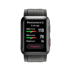 Huawei Montre connectée ECG WATCH D tension artérielle santé avancée Noir