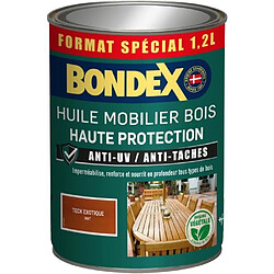 Huile mobilier teck - BONDEX - 441377 - Mat - 1,2 L