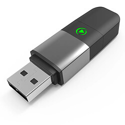 FORCE PLAY Adaptateur 2-en-1 sans fil USB-A / USB-C vers CarPlay / Android Auto Noir / Argent