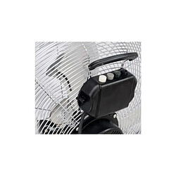 OCEANIC Ventilateur de sol industriel 120 W - 49 cm - Chrome pas cher