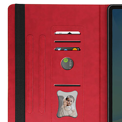 Avis Avizar Étui pour Samsung Tab S10 FE Plus Clapet Portefeuille Support Vidéo Rouge