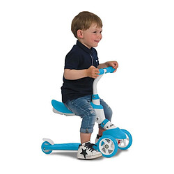 Avis MONDO Trottinette On and Go Scribble 5 en 1 - Bleu