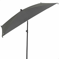 Aktive Parasol de jardin carré - Gris