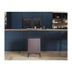 Poubelle sur pieds - VERTO - CURVER - Ouverture touch - 54 L - Rose perle