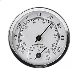 Thermomètre Hygromètre Aluminium 58mm