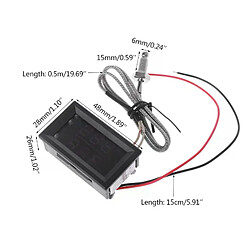 Thermomètre industriel numérique Type K