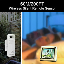 Station météo sans fil tactile - Ecran couleur, capteur à distance