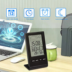 Thermomètre hygromètre numérique d'intérieur - Blanc