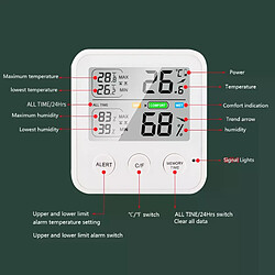 Thermomètre hygromètre intérieur numérique