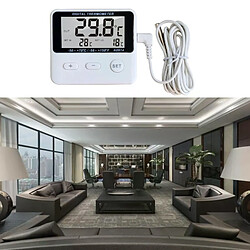 Thermomètre avec sonde, alarme température haute/basse