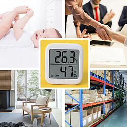 Thermomètre et hygromètre grand écran - Station météo intérieure