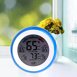 Thermomètre et hygromètre d'intérieur rond - Station météo