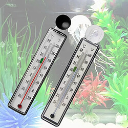 Thermomètre en verre pour aquarium avec ventouse