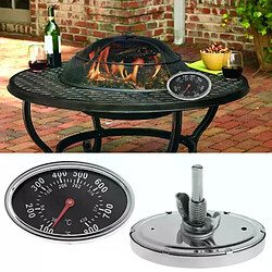 Thermomètre de barbecue ovale