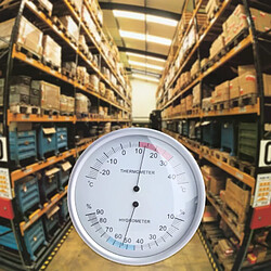 Thermomètre et Hygromètre Domestique 28TC - Argent