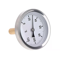 Thermomètre horizontal à cadran 63mm