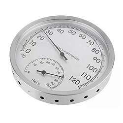 Thermomètre et Hygromètre en Acier Inoxydable