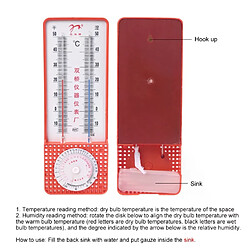 Thermomètre Hygromètre Humide et Sec