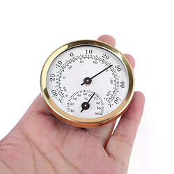 Thermomètre et hygromètre mécanique - 2 en 1, analogique