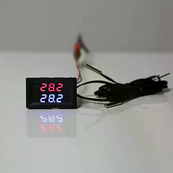 Jauge de température à double affichage 5V-80V DC