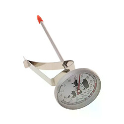 Thermomètre à sonde en acier inoxydable pour BBQ