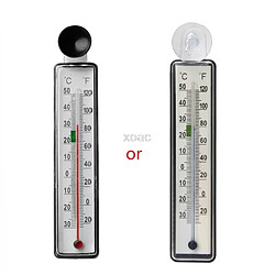 Thermomètre en verre pour aquarium avec ventouse