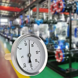 Thermomètre horizontal à cadran 63mm