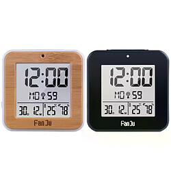 Réveil numérique avec thermomètre et hygromètre - Station météo