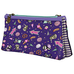 Trousse Fourre-Tout Double Gorjuss Up and Away Violet 21,5 x 11,5 x 5 cm