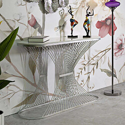 Mauro Ferretti Console en métal Stripe 120 x 35 x 79 cm.