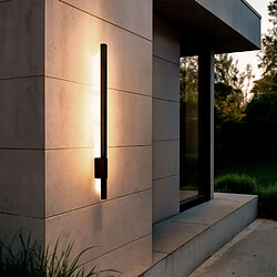 Ledkia Applique Murale Extérieure LED 12W 80cm Aluminium Milen Noir