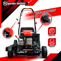 Acheter Elem Garden Technic Tondeuse thermique tractée 144 CC - 40cm - mulching et éjection latérale