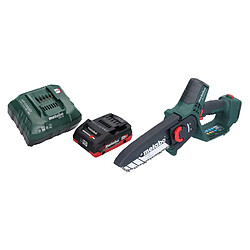 Metabo MS 18 LTX 15 Scie à élaguer sans fil 18 V 15 cm 5 m/s + 1x batterie 4,0 Ah + chargeur