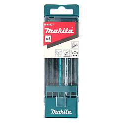 Makita B-48527 Lames de scie sauteuse 60 - 77 mm Bois/Plastique/Acier doux/Parquet/Stratifiés 5 pcs.
