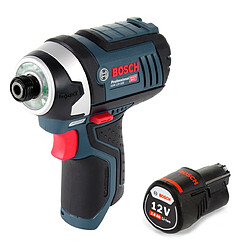 Bosch GDR 12V-105 Professional Visseuse à percussion sans fil, 12V 105Nm + 1x Batterie 2,0Ah - sans chargeur