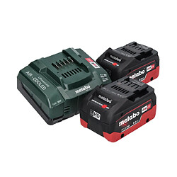 Acheter Metabo AS 18 L PC Compact Aspirateur sans fil 18 V 6 l IPX4 classe de poussière L eau et poussière + 2x batterie 8,0 Ah + chargeur