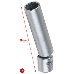 Ks tools Douille bougie 3/8 articulée BMW - 14 mm