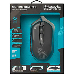 Souris Gaming Defender GM-090L Noir 3200 DPI
