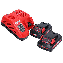 Avis Milwaukee M18 FH-302 Marteau perforateur sans fil 18 V 2,5 J SDS plus Brushless + 2x batterie 3,0 Ah + chargeur
