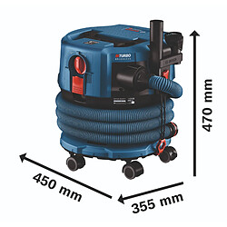 Acheter Bosch GAS 18V-12 MC Professional Aspirateur sans fil BITURBO Brushless + 2x batterie ProCore 4,0 Ah + chargeur + accessoires