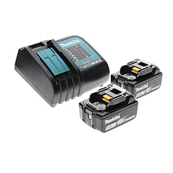 Avis Makita DCL 181 FRT W Aspirateur sans fil 18 V blanc + 2x Batteries 5,0 Ah + Chargeur