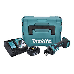 Makita DCO 181 RM1J Affleureuse plaque de plâtre sans fil 18 V 32000 U/min Brushless + 1x Batterie 4,0 Ah + Ladegert + Makpac